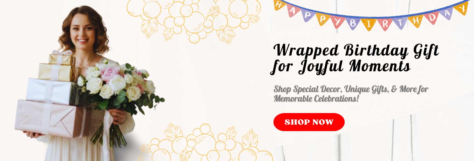 wrapped birthday gift for celebration